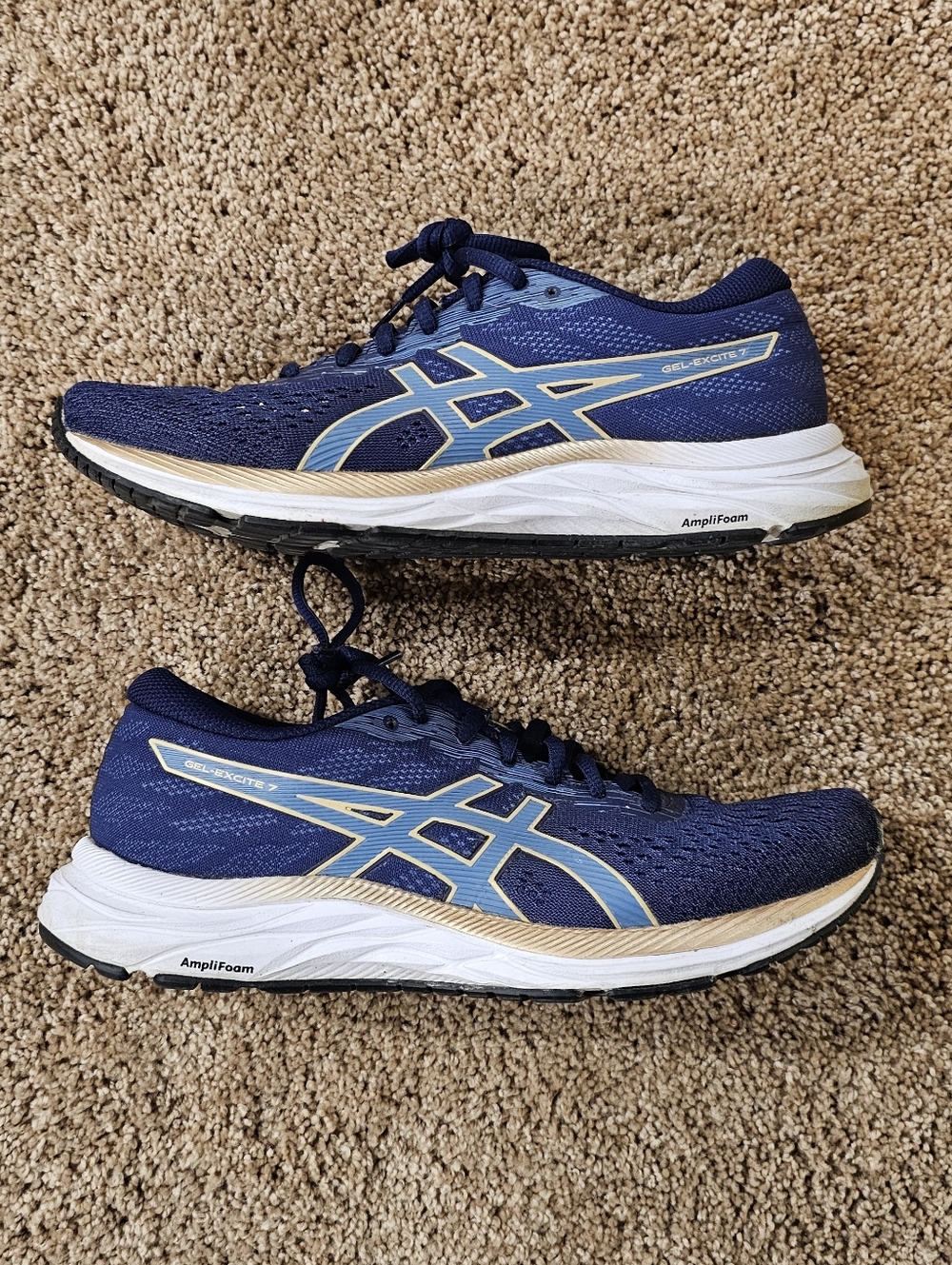 ASICS Gel Excite 7 'Peacoat Champagne' (1012A562-403) - Women sz 8.5